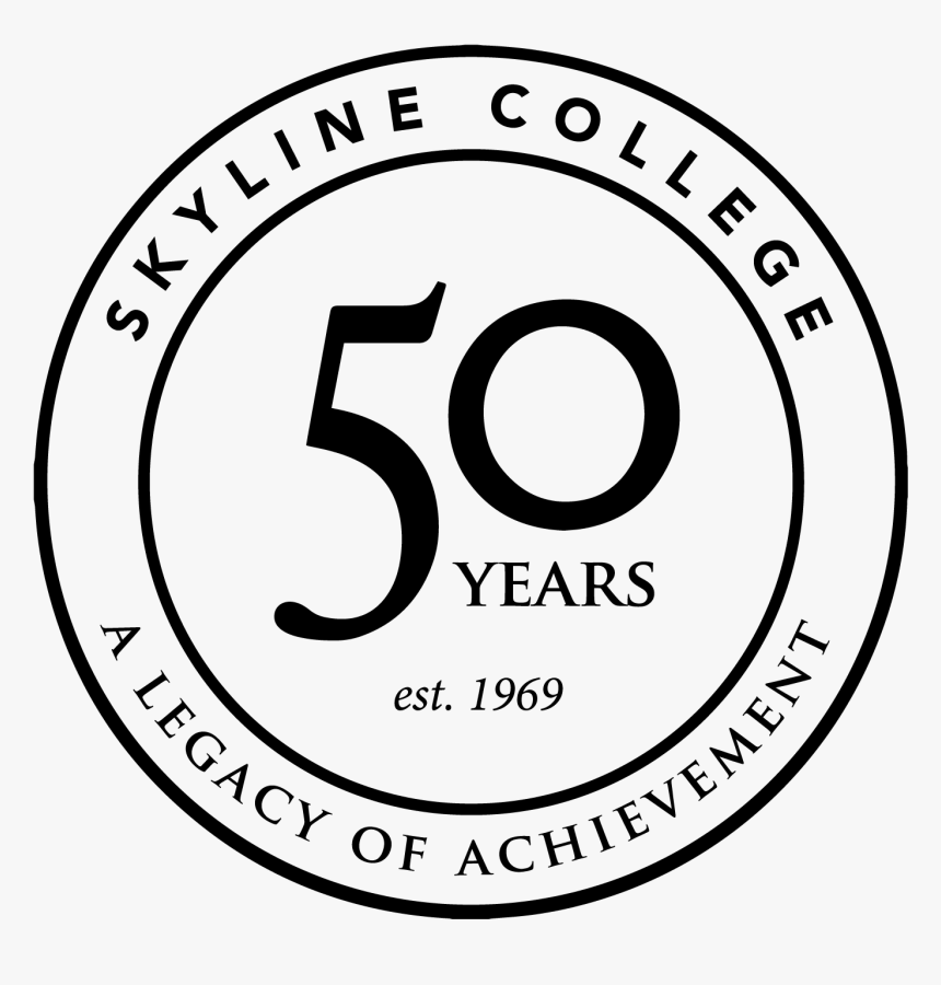 50 Anniversary Logo Black - Circle, HD Png Download