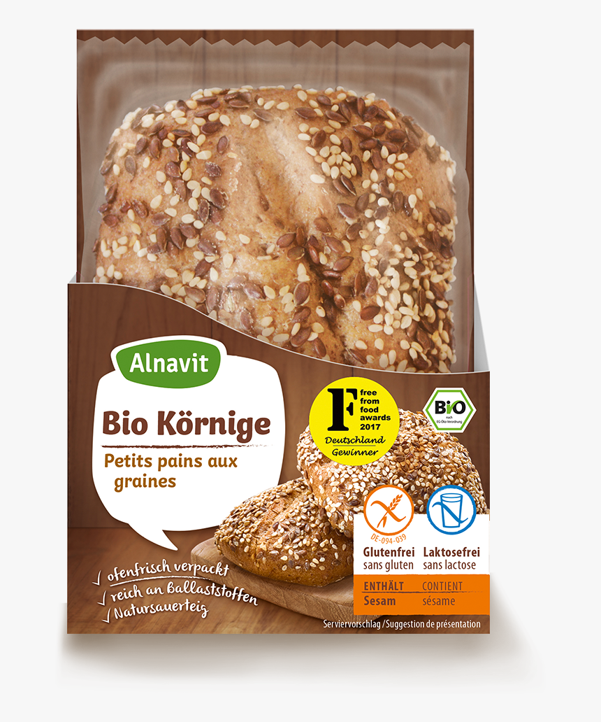 Glutenfreies Brot Zutatenverzeichnis, HD Png Download
