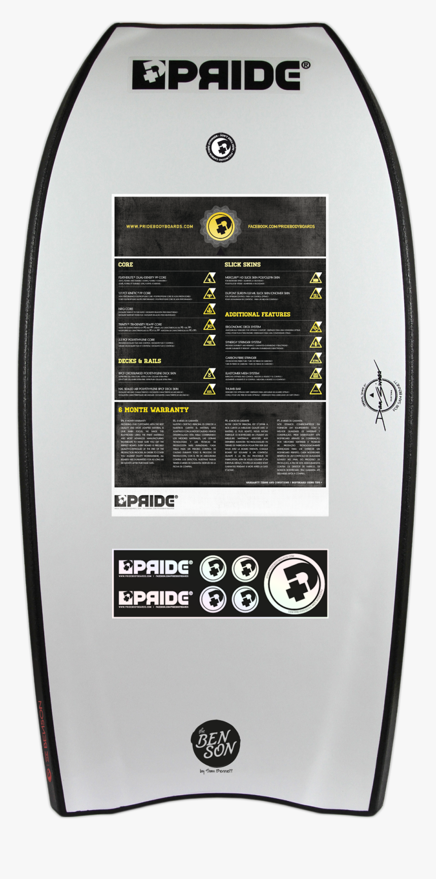 Pride Bodyboard, HD Png Download