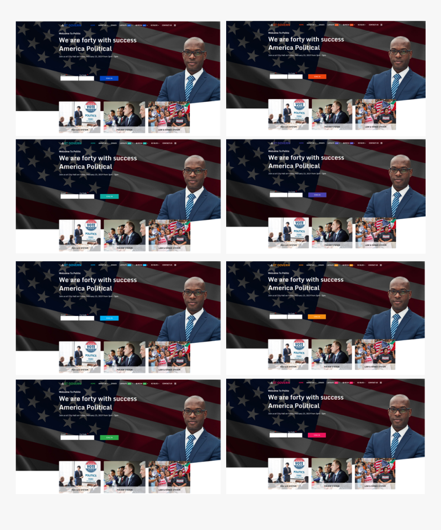 Et Govern Free Joomla Template Preset - Police Officer, HD Png Download