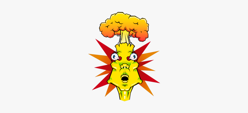 Exploding Head - Illustration, HD Png Download , Transparent Png Image ...