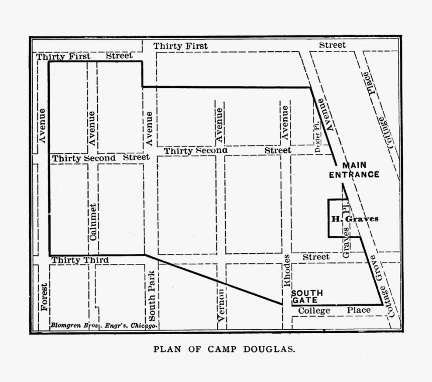 Plan For Camp Douglas, HD Png Download