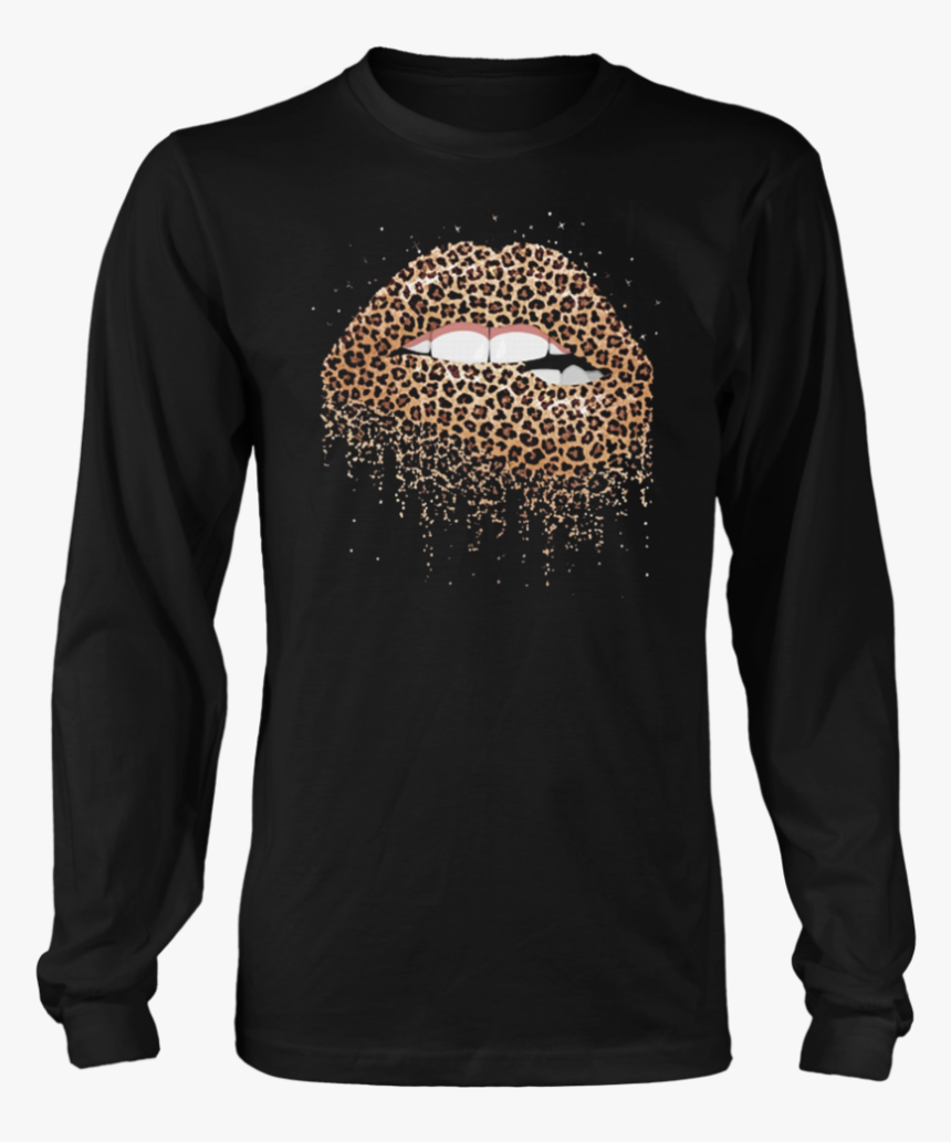 Sexy Lips With Leopard Skins Shirt - Flank Em And Spank Em, HD Png Download