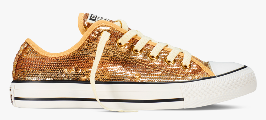 gold sequin chucks