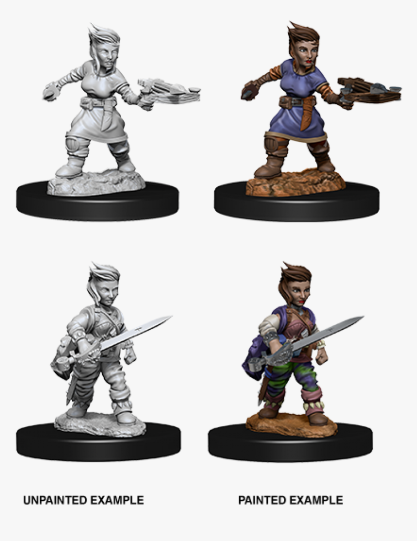 Halfling Rogue Female Miniature, HD Png Download