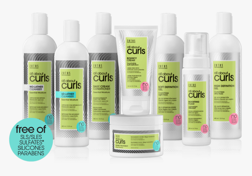 All About Curls Product Groupshot - Zotos All About Curls, HD Png Download
