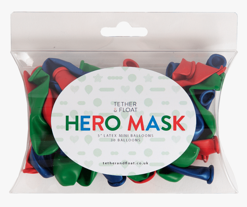 Hero Mask Mini Balloons - Birthday Candle, HD Png Download
