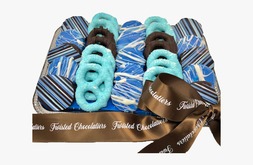 Gourmet Custom Pretzel & Cookie Silver Gift Tray - Sandwich Cookies, HD Png Download