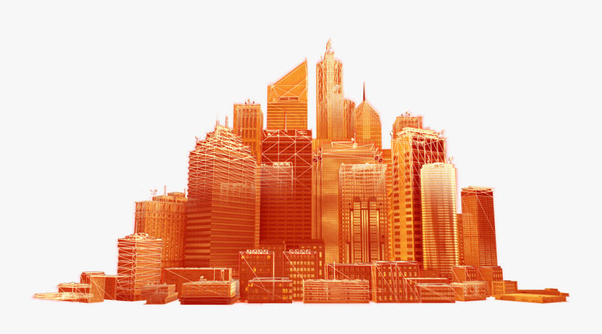Orange City Image - Skyscraper, HD Png Download