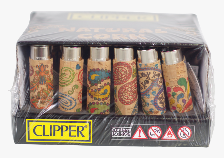 Clipper Lighter Cachemir Cork Cover 30ct/display - Lighter, HD Png Download