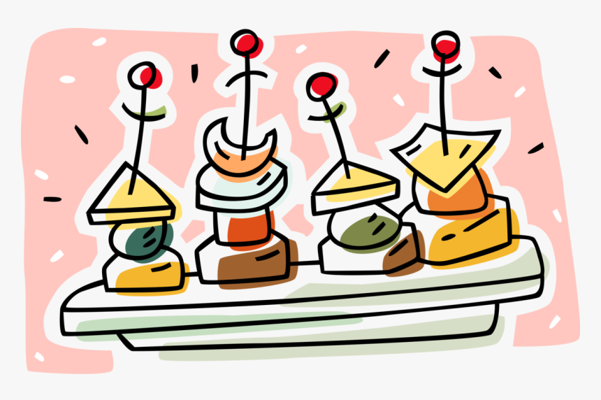 Vector Sandwich Appetizer - Hors D Oeuvre Clip Art, HD Png Download
