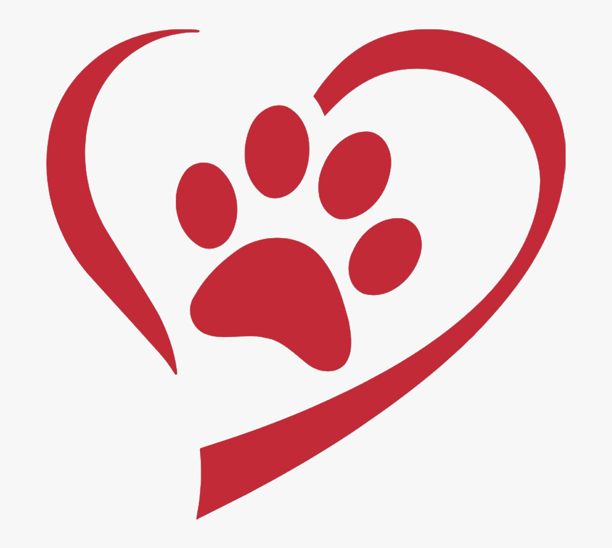 Heart With Paw, HD Png Download