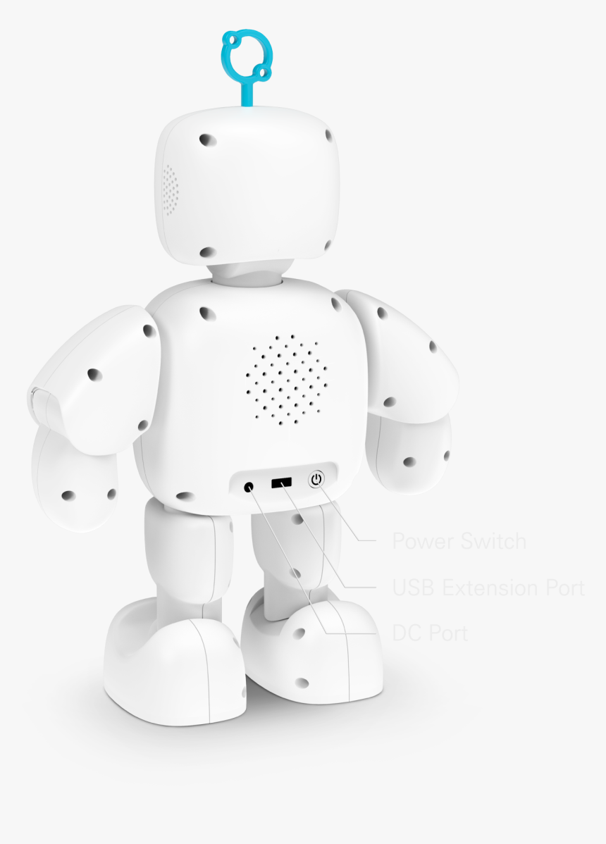 Pibo Back-side Specification - Robot, HD Png Download