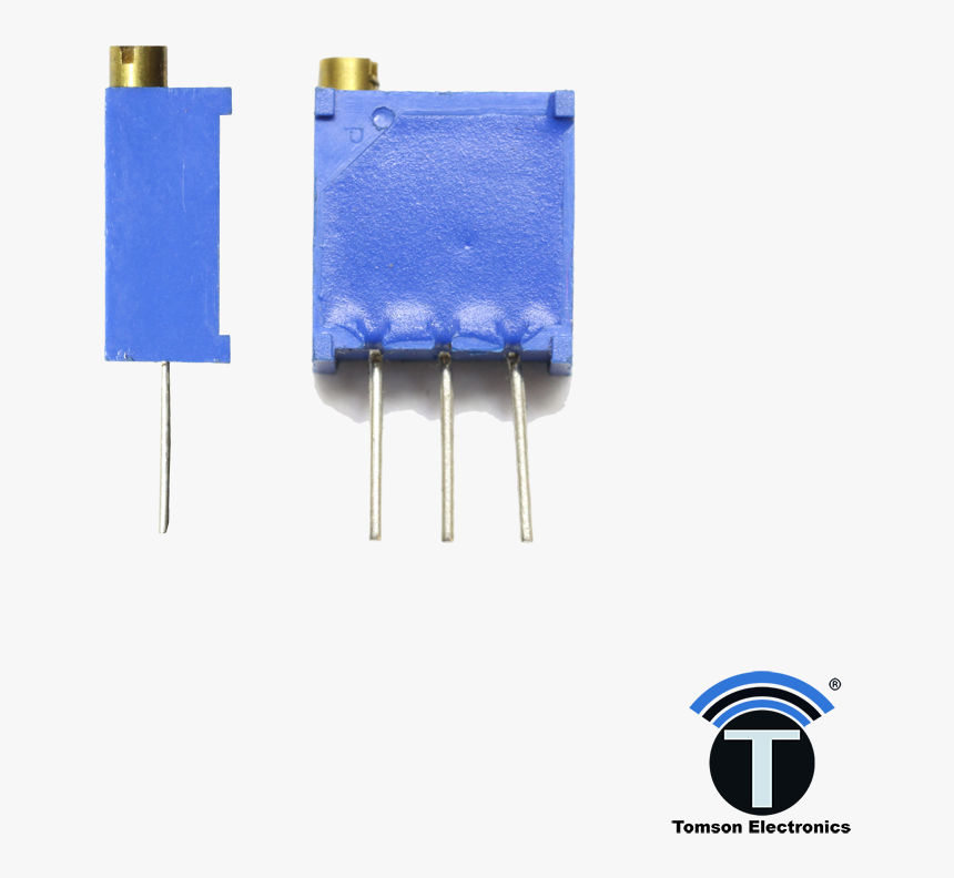 Trimpot Variable Resistor - Variable Resistor Pins, HD Png Download