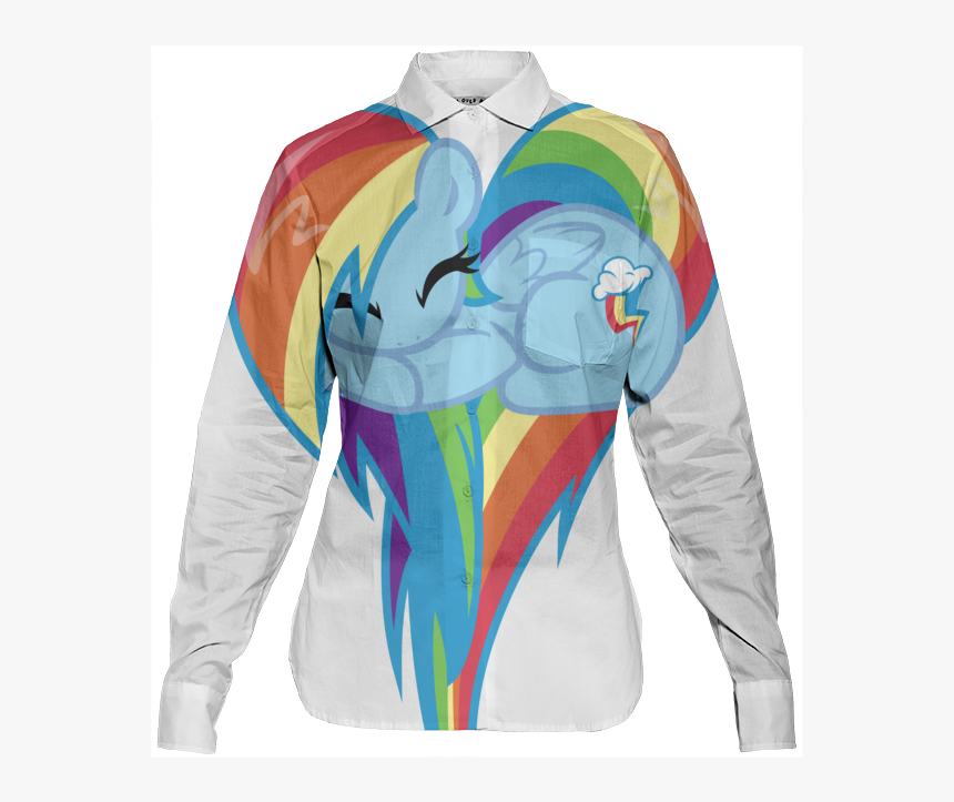 Rainbow Dash Heart Shaped, HD Png Download