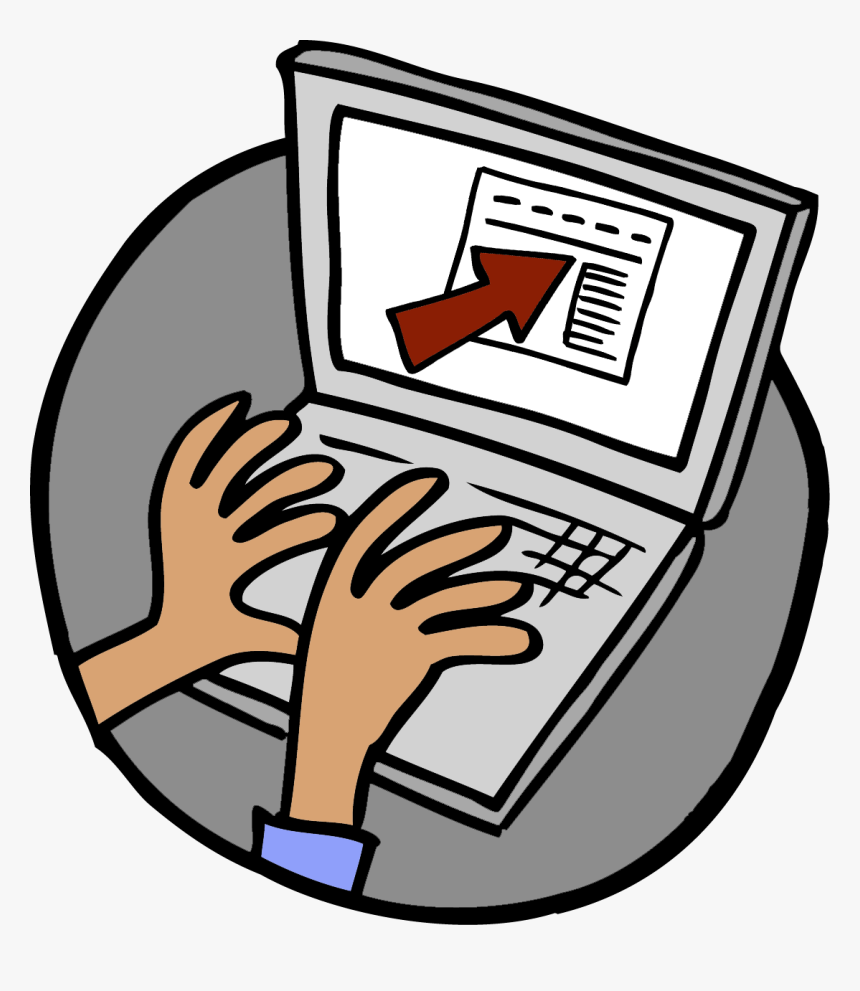 Draw Laptop Png, Transparent Png