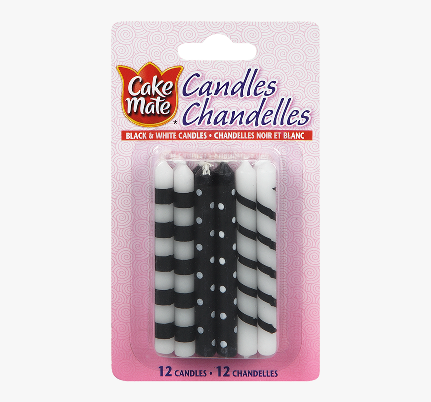 Black And White Candles - Birthday Candle, HD Png Download