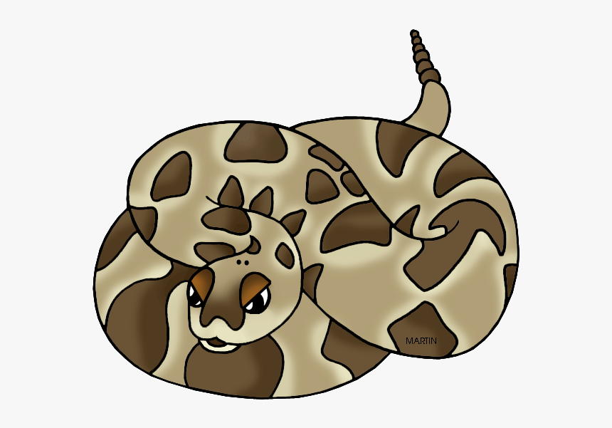 Rattlesnake Clipart Reptile Diamondback Snake Free Clipart, HD Png