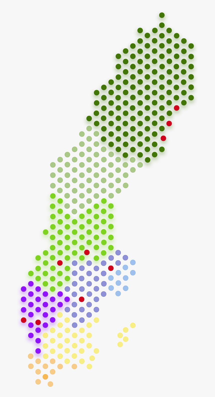 Sverige Städer Jan 2019 - Sweden Pixel Map, HD Png Download