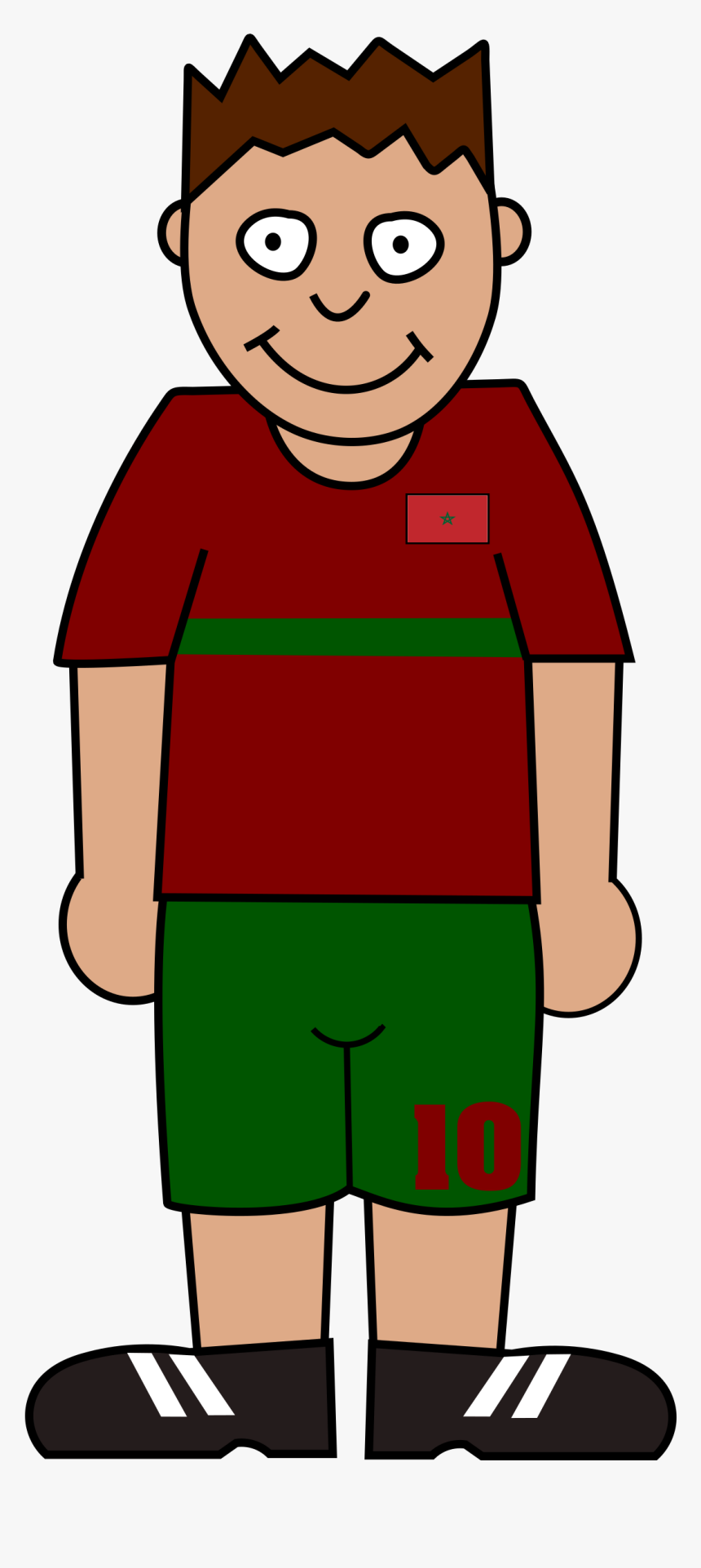 World Cup Soccer Player Clipart Png , Png Download - Standing Soccer Player Clipart, Transparent Png