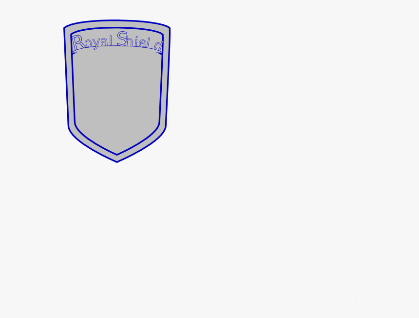 Blank Shield Soccer Svg Clip Arts - Emblem, HD Png Download