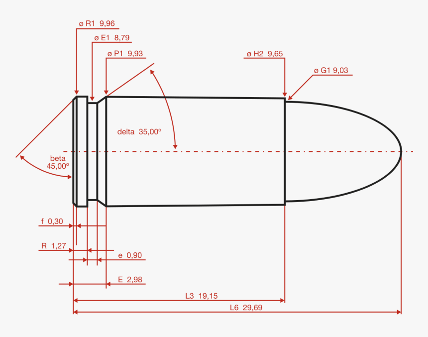 9x19mm Parabellum, HD Png Download