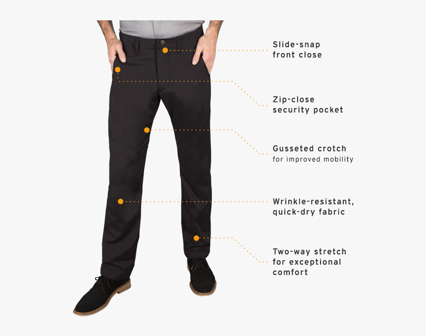 Best Travel Pants Men, HD Png Download