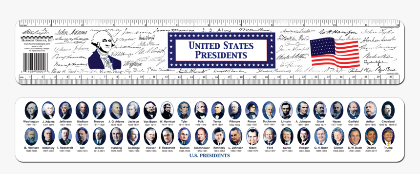 Presidents Rulers - Ruler Presidents Of The United States, HD Png Download