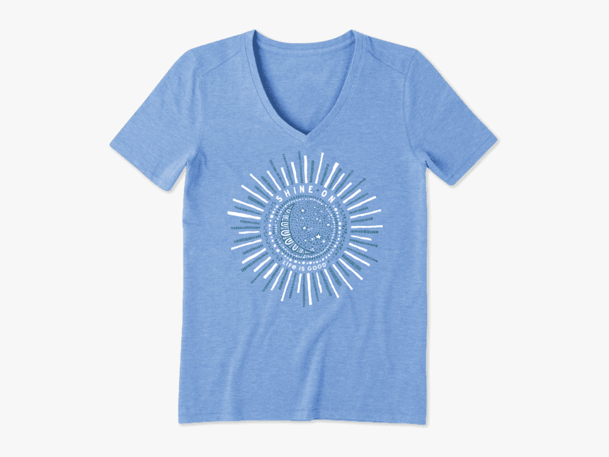 Women S Primal Sun Cool Vee - Asu Mom Shirt, HD Png Download