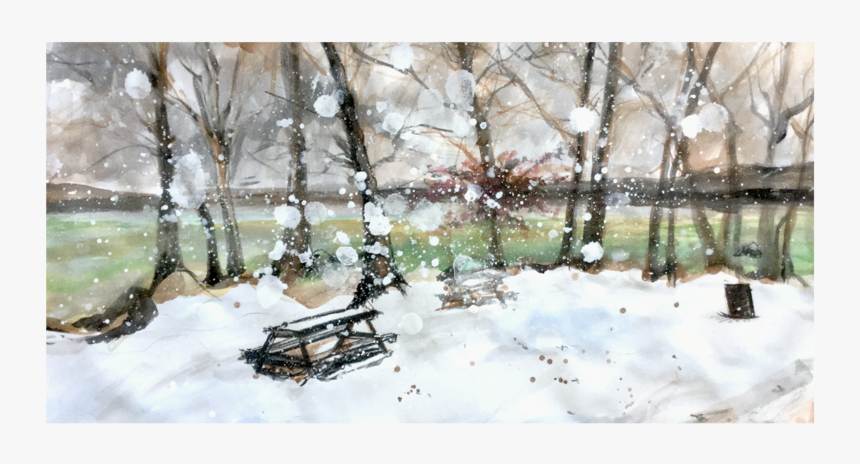 Shelly Luan Art 15 - Snow Bridge, HD Png Download