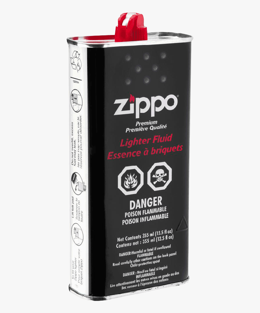 12 Oz / 355 Ml Zippo Fuel Fluid, For All Pocket Lighters - Zippo, HD Png Download