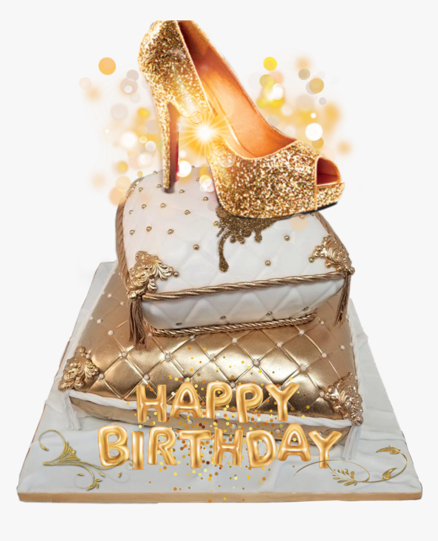 #freetoedit #gold #heels #cake - Designer Creative Cake, HD Png Download