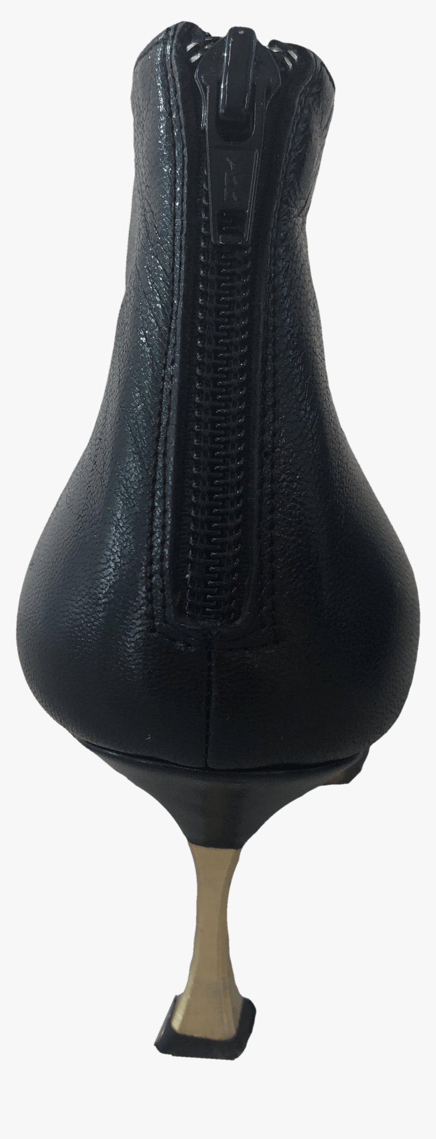 Black Leather Booties With Gold Heel By Nello Nembro - Chelsea Boot, HD Png Download