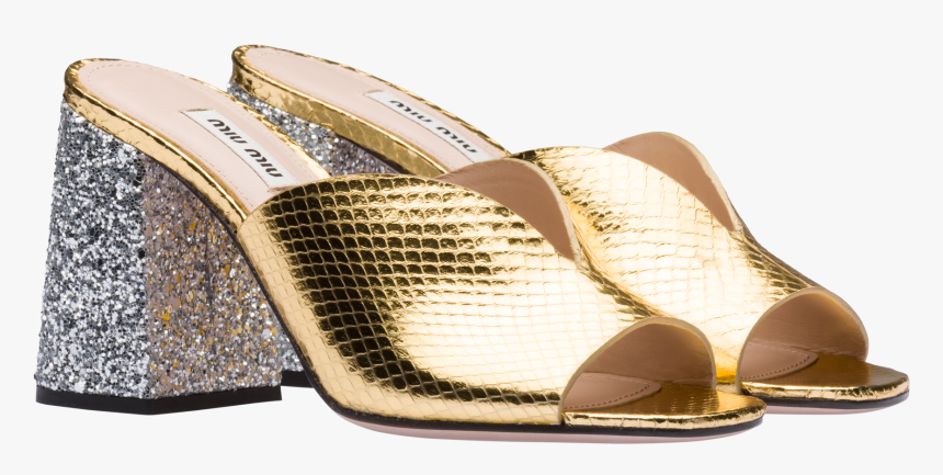 Gold Heels Png, Transparent Png