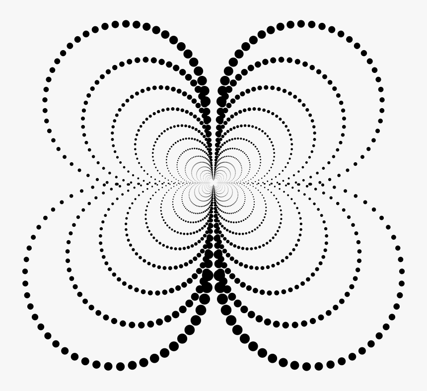 Abstract Circles Butterfly - Zoiqe Animal Health Products, HD Png Download