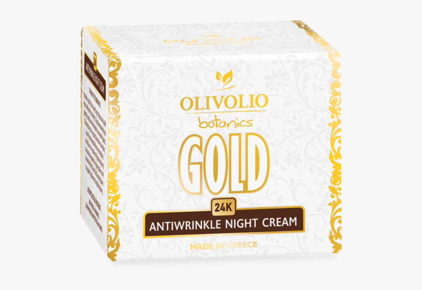 Olivolio Gold 24k Anti-wrinkle Night Face Cream 50 - Box, HD Png Download