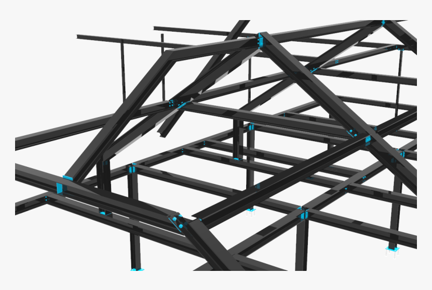 Steel Detailing Image - Roof Rack, HD Png Download