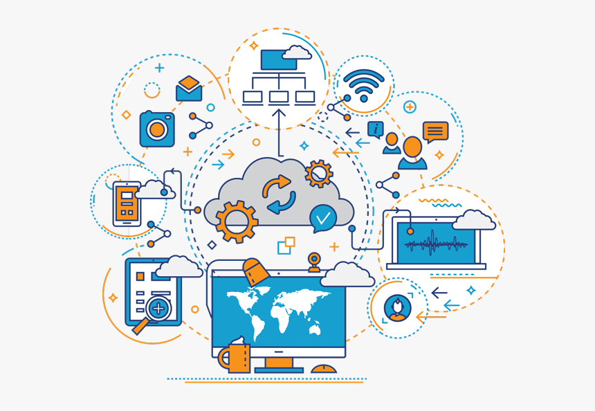 Why Is Fiber Better Illustration Of Connected World - Benefits Of Fiber Internet, HD Png Download