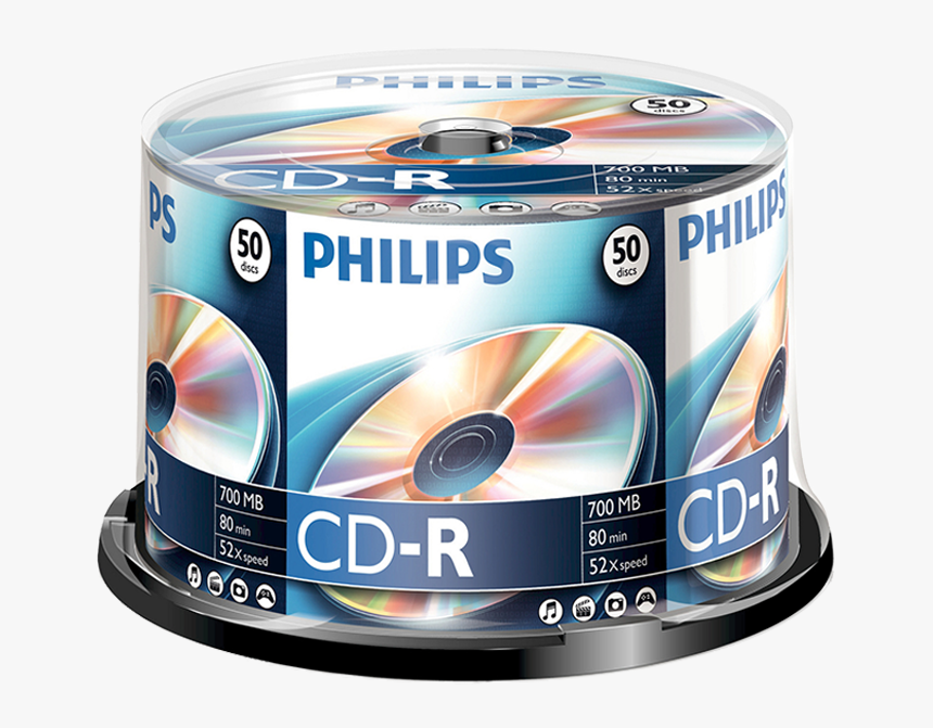 Cd R 80min 700mb 52x Sp - Philips Cd-r, HD Png Download