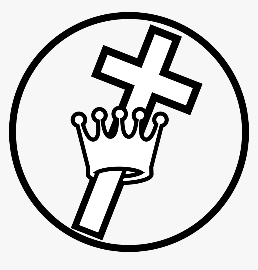 Rip Clipart Headstone - Cross With Crown, HD Png Download