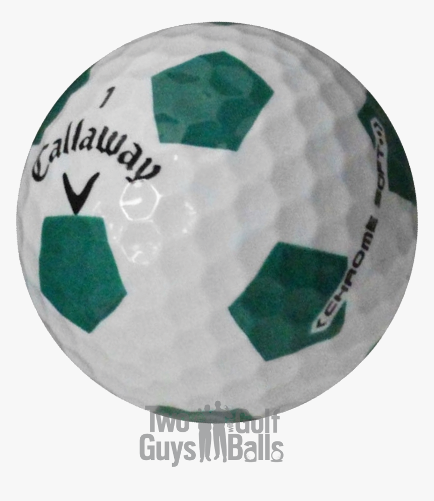 Callaway Chrome Soft Truvis Green Used Golf Ball Image - Callaway Golf, HD Png Download