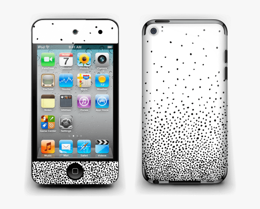 Gotas De Lluvia Negras Vinilo Ipod Touch 4th Gen - Ipod Touch 4th Generation Case, HD Png Download