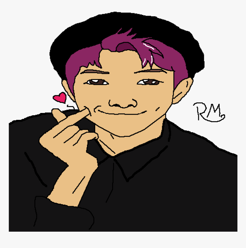Transparent Namjoon Png - Cartoon, Png Download