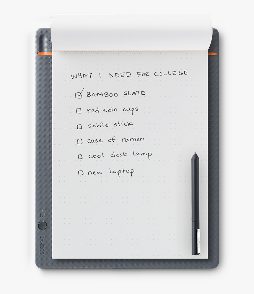 Life Hack Note Taking With Bamboo Smartpads - E-book Readers, HD Png Download