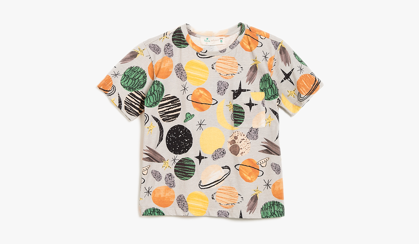 Roupa Infantil De Estampa Planetas, HD Png Download