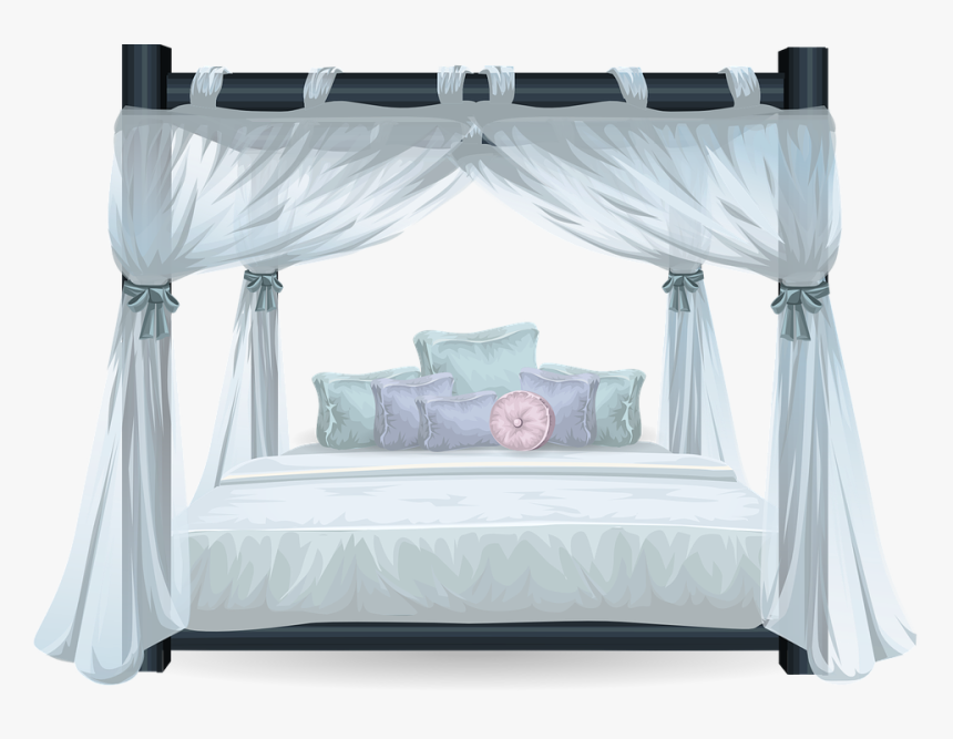 Four Poster Bed Clipart, HD Png Download