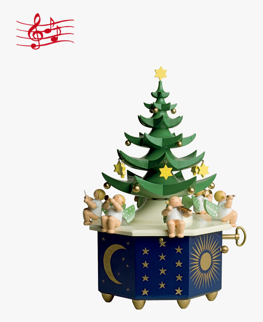 Music Box Christmas Tree - Wendt Kuhn Music Boxes, HD Png Download