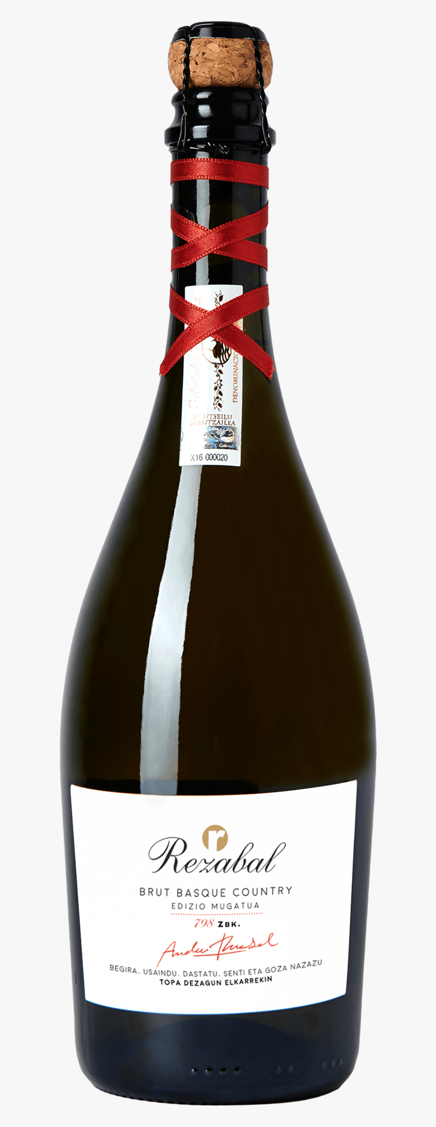 Txakoli El Vino Del Pais Vasco Guipuzcoa - Rezabal Txakoli, HD Png Download