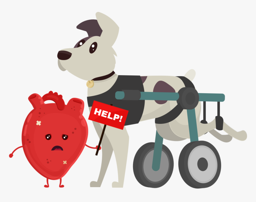A Dog With A Heart Condition That Is Covered By Pet - Unhealthy Heart Icon, HD Png Download