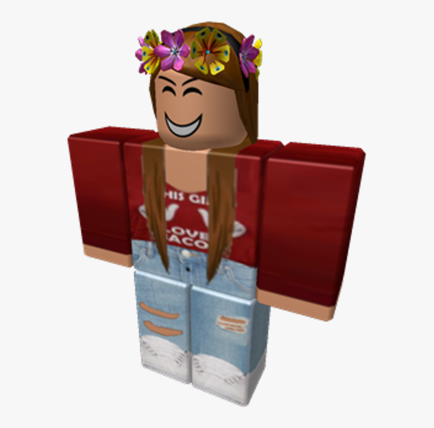 #roblox #robloxgirl #cute #love #robloxgril #pink #girl - Cartoon, HD Png Download